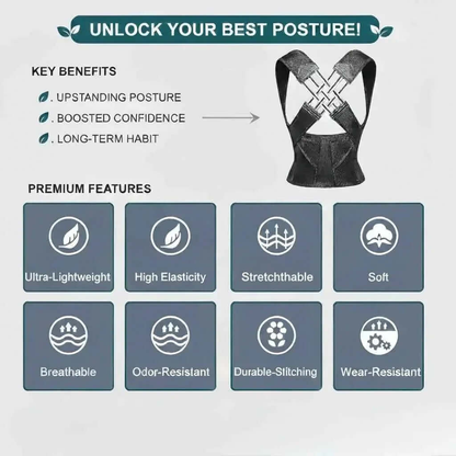HealTribe™ Advanced Posture Corrector for Men & Women - HealTribe